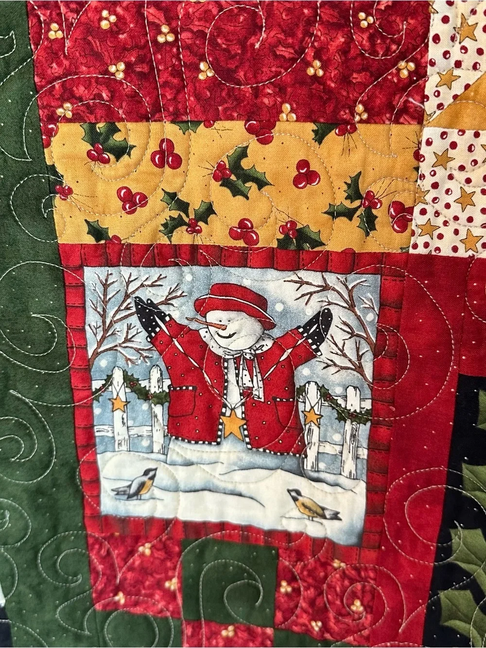 Winter Welcome Lap/Wall Quilt Holly Jolly Snowmen Kathy Schmidt Moda Kit Winter